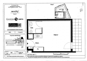 studio à la vente -   92140  CLAMART, surface 22 m2 vente studio - UBI430589165